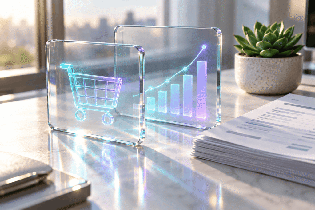 panel-ventas-almacen-representacion-vidrio Panel de Ventas. Shopify B2B vs Magento
