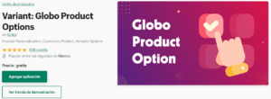 Variant: Aplicación productos personalizados