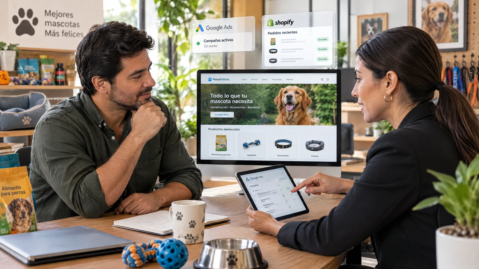 Beneficios de contratar una agencia certificada en Google y Shopify