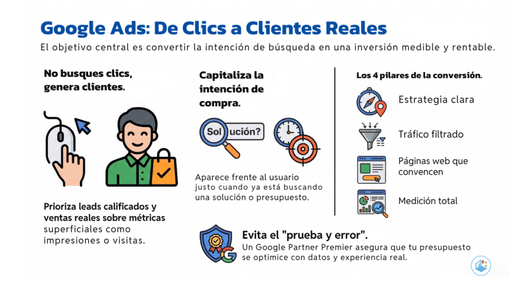 Google Ads: de clics a clientes reales